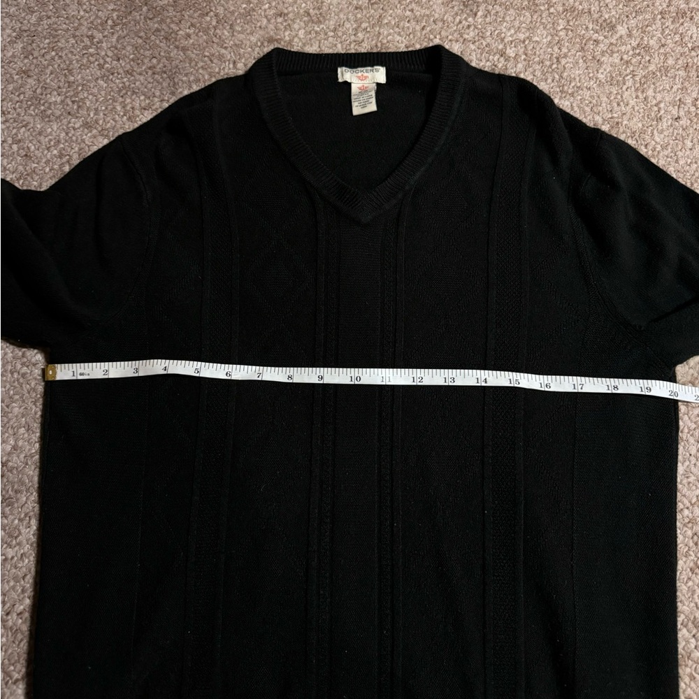 LOT of 3 Dockers V-neck sweaters men’s medium - Picture 5 of 11